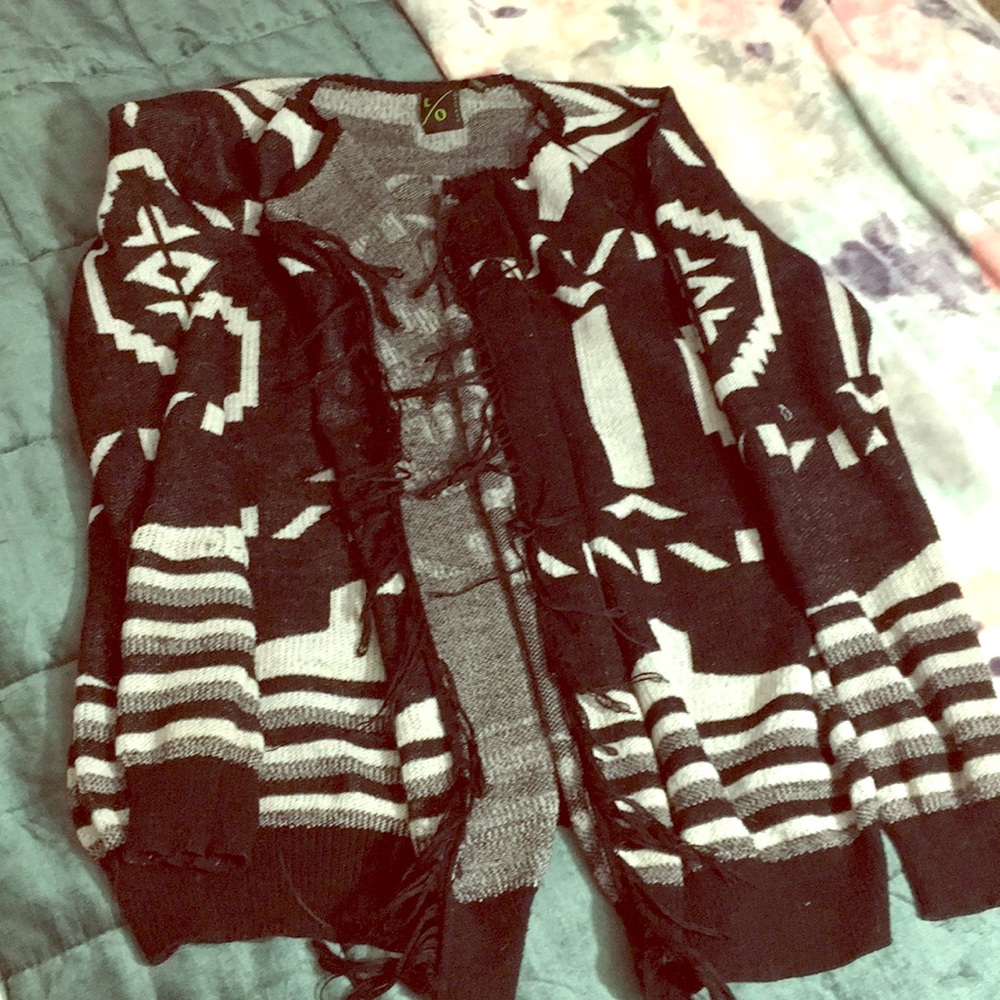 Black and white Cardigan